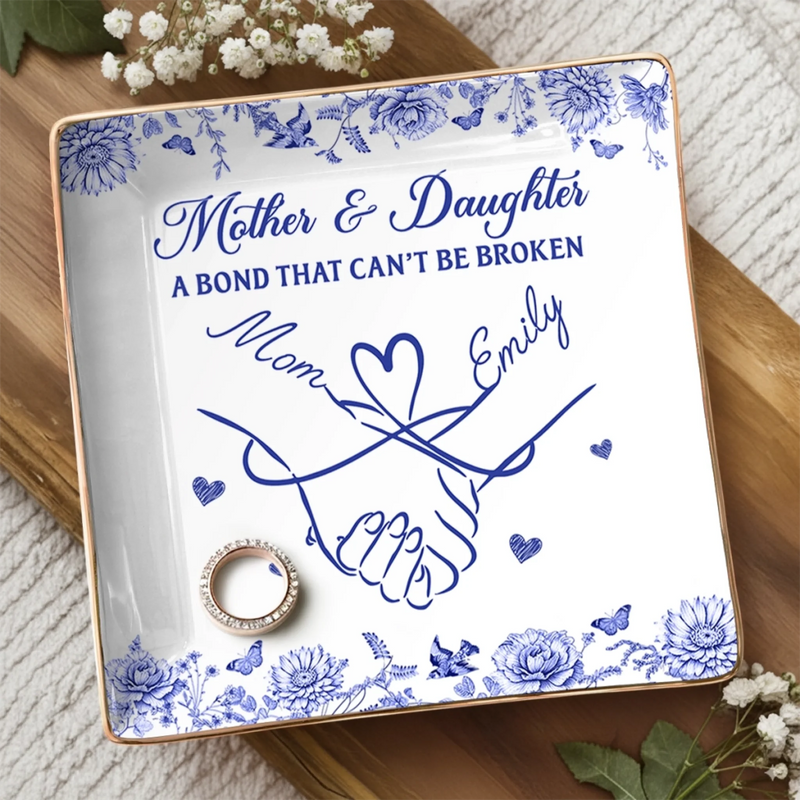 Personalised Jewellery Dish – Birthday Gift for Mum or Daughter – Shine with Grace