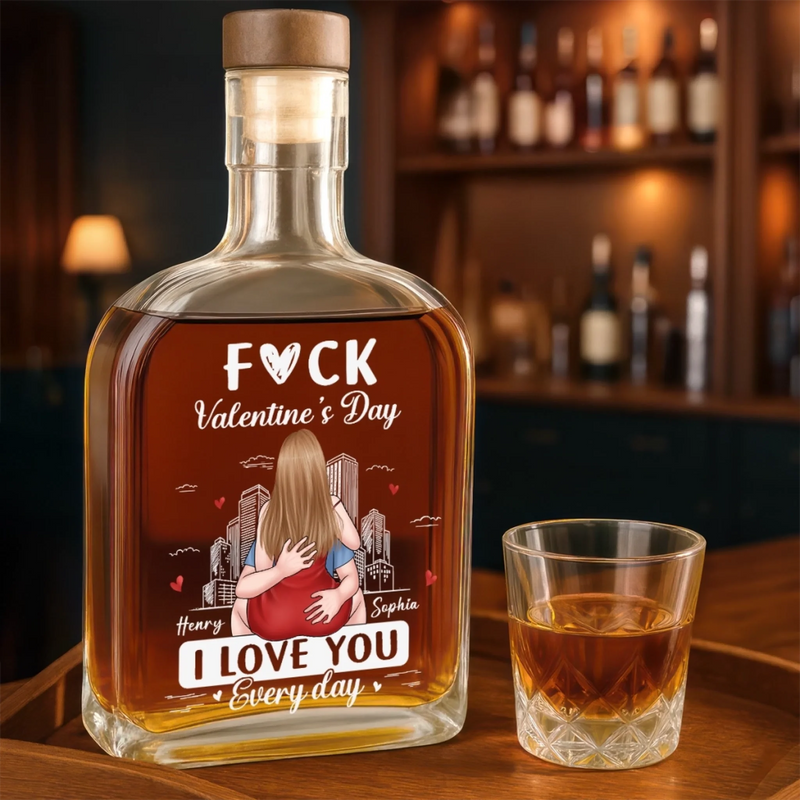 Personalised Whisky Bottle – Anniversary Gift for Husband or Wife – Forever Feels Right