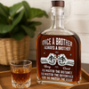 Personalised Whisky Bottle – Birthday Gift for Brother – Side by Side Since Day One