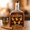 Personalised Whisky Bottle – Birthday Gift for Dad or Grandpa – Dad and Grandpa Forever