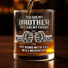 Personalised Whisky Glass – Birthday Gift for Brother – Family by Chance, Brothers Forever