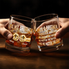 Personalised Whisky Glass – Birthday Gift for Brother – Brothers Built by Shared Memories