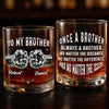 Personalised Whisky Glass – Birthday Gift for Brother – A Sip of Brotherhood