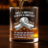 Personalised Whisky Glass – Birthday Gift for Brother – Brothers Strong at Heart