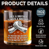 Personalised Whisky Glass – Birthday Gift for Brother – Brothers Strong at Heart
