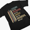 Personalised Unisex T-Shirt – Birthday Gift for Dad, Grandpa or Husband – Old Enough to Be Legendary