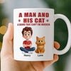 Personalised Cat Lover Mug – Birthday Gift for Cat Mum or Cat Dad – My Cat Runs This House