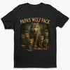 Personalised Unisex T-Shirt, Hoodie – Father’s Day & Birthday Gift for Dad, Grandad – Papa’s Wolf Pack