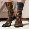 Personalised Crew Socks – Gift for Book Lovers or Readers – Socks Off, Story On