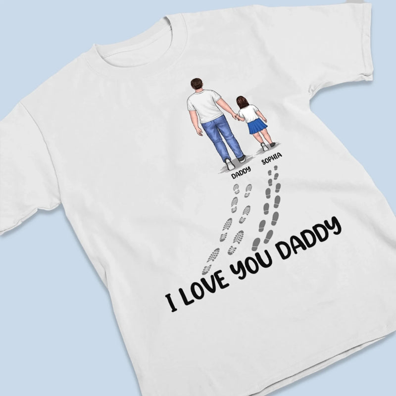 Personalised Unisex T-Shirt – Father’s Day & Birthday Gift for Dad, Grandad – You’ll Never Walk Alone