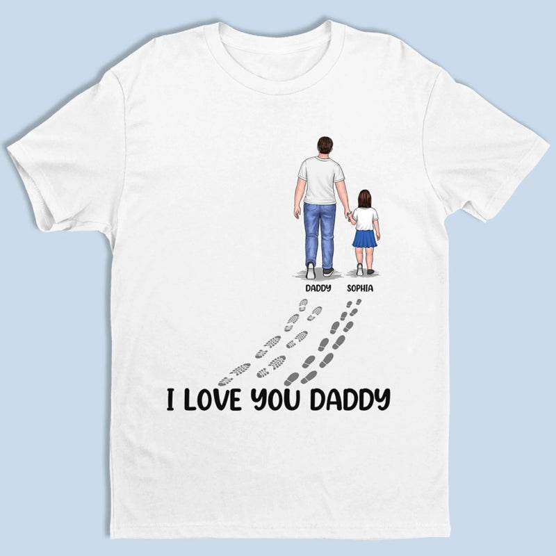 Personalised Unisex T-Shirt – Father’s Day & Birthday Gift for Dad, Grandad – You’ll Never Walk Alone