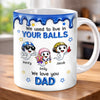 Personalised 3D Inflated Effect Printed Mug – Father’s Day or Birthday Gift for Dad – Thank You for Being Our Rock