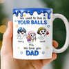 Personalised 3D Inflated Effect Printed Mug – Father’s Day or Birthday Gift for Dad – Thank You for Being Our Rock