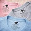 Personalised Inside Neck Print T-Shirt – Graduation Gift for Son, Daughter – The Adventure Begins