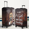Personalised Luggage Cover – Summer Holiday Gift for Travel Lovers – Chase What Makes Your Spirit Soar