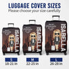 Personalised Luggage Cover – Summer Holiday Gift for Travel Lovers – Chase What Makes Your Spirit Soar