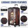 Personalised Luggage Cover – Summer Holiday Gift for Travel Lovers – Chase What Makes Your Spirit Soar