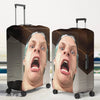 Personalised Photo Luggage Cover – Summer Holiday Gift for Travel Lovers – All You Need Is Love