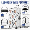 Personalised Photo Luggage Cover – Summer Holiday Gift for Travel Lovers – Making Memories One Trip At A Time