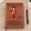 Personalised Leather Journal – Graduation Gift for Brother or Sister – Dream Big, Shine Bright