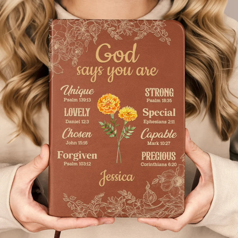 Personalised Leather Journal – Gift for Yourself or Best Friend – Unique and Full of Charm, It’s You
