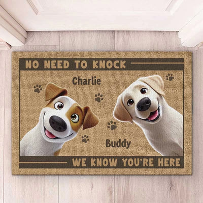 Personalised Decorative Mat – Gift for Pet Lovers – I Know You’re Here