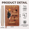 Personalised Leather Journal – Graduation Gift for Brother or Sister – Watch Me Write My Next Chapter