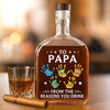 Personalised Whisky Bottle – Father’s Day Gift for Dad or Grandpa – To My First And Forever Hero