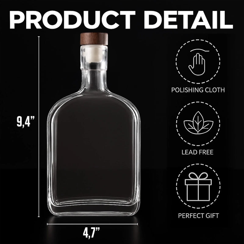 Personalised Whisky Bottle – Father’s Day Gift for Dad or Grandpa – To My First And Forever Hero