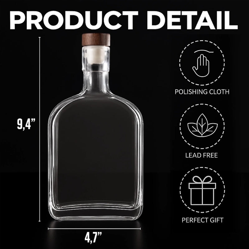 Personalised Whisky Bottle – Gift for Dad or Grandpa – A Grandpa Who Was Once A Great Dad