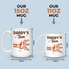 Personalised Mug – Gift for Dad – Captain Daddy And His Crew