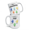 Personalised 3D Inflated Effect Printed Mug – Gift for Dad, Grandpa – From Dad To Grandpa