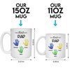Personalised 3D Inflated Effect Printed Mug – Gift for Dad, Grandpa – From Dad To Grandpa