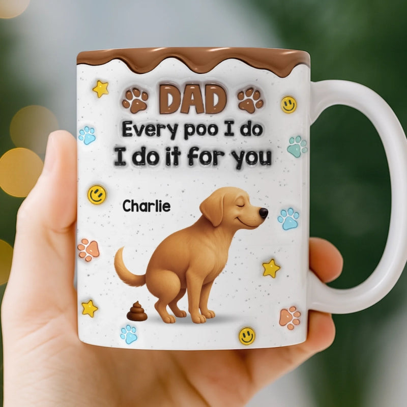 Personalised Dog Lover Mug – Birthday Gift for Dog Mum or Dog Dad – Love Is A Wet Nose
