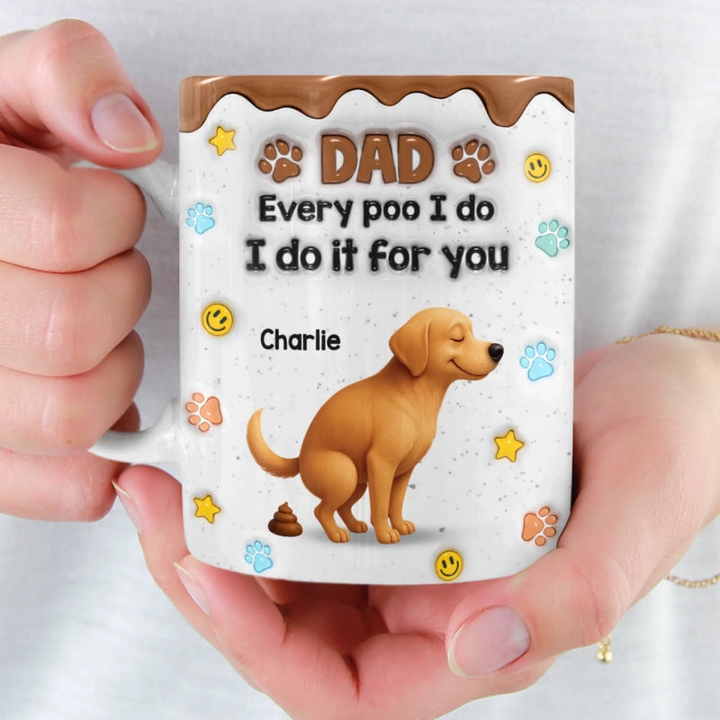 Personalised Dog Lover Mug – Birthday Gift for Dog Mum or Dog Dad – Love Is A Wet Nose