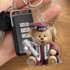 Personalised Acrylic Keyring – Graduation Gift for Him or Her – Pawsitively Proud Graduate