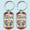 Personalised Keyring – Gift for Husband and Wife, Camper Lovers – Keys to the Camper