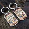 Personalised Keyring – Gift for Husband and Wife, Camper Lovers – Keys to the Camper