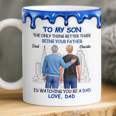 Personalised Mug – Gift for Son – Father Son Team Forever