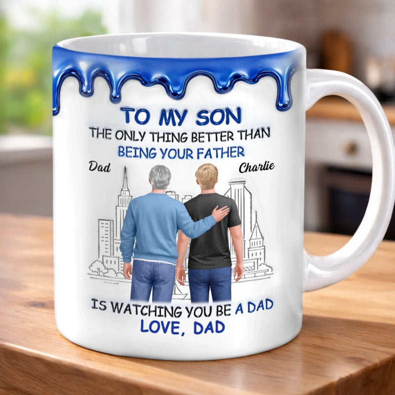 Personalised Mug – Gift for Son – Father Son Team Forever