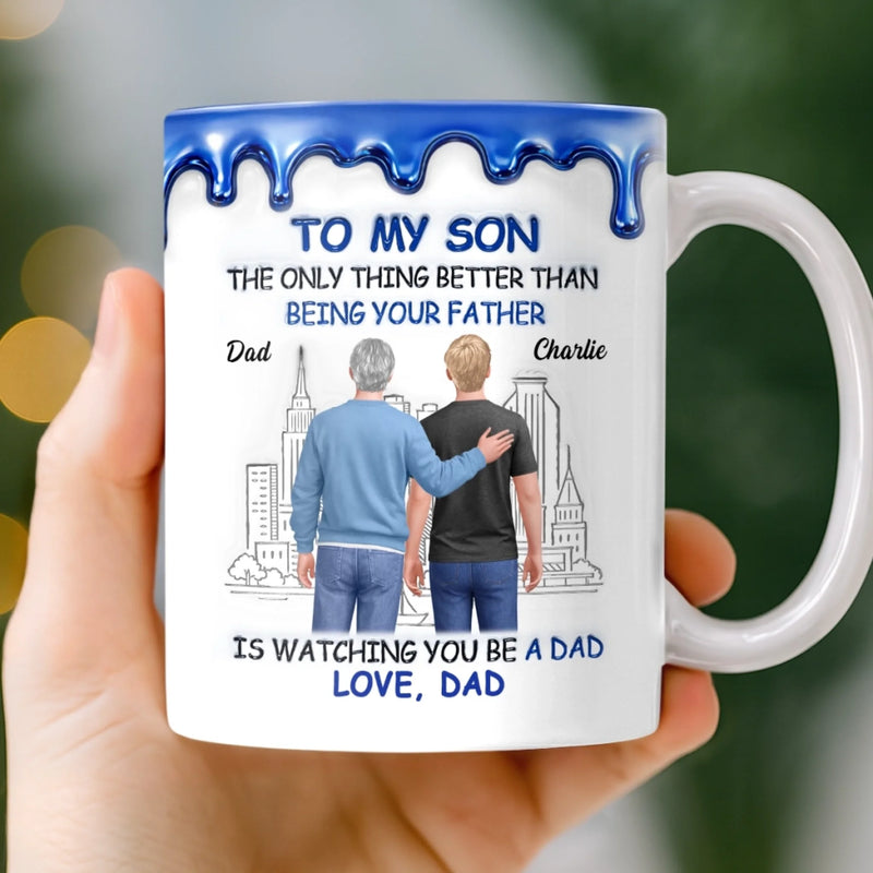 Personalised Mug – Gift for Son – Father Son Team Forever