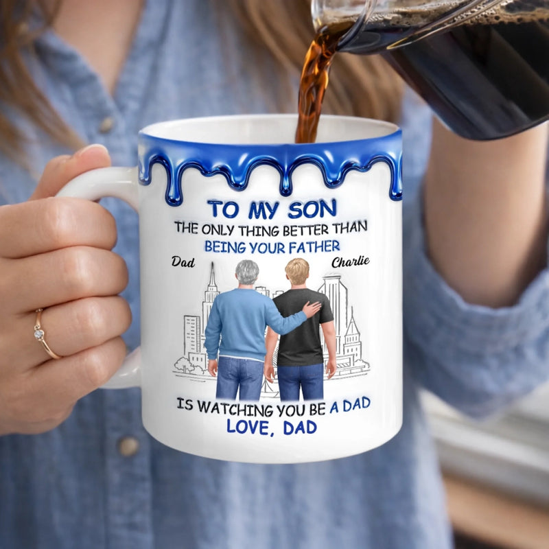 Personalised Mug – Gift for Son – Father Son Team Forever