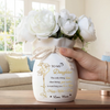 Personalised Ribbon Flower Vase – Gift for Daughter, Mother’s Day or Birthday – You Hold Love So Beautifully