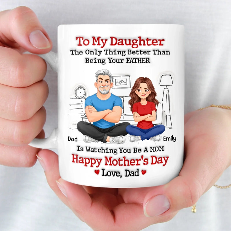 Personalised Mug – Gift for Daughter - From Daddy’s Girl To Amazing Mom
