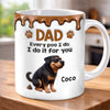 Personalised 3D Inflated Effect Mug – Birthday Gift for Dog Mum or Dog Dad – Every Poo I Make, Is for Your Sake