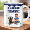 Personalised 3D Inflated Effect Mug – Father's Day & Birthday Gift for Dog Lovers, Dog Dad – A Bond That Will Never Break