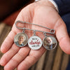 Personalised Photo Charm Lapel Pin - Meaningful Memorial or Graduation Gift - We're Always With You