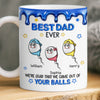 Personalised 3D Inflated Effect Mug – Gift for Dad – Best Dad Ever Always Winning