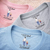 Personalised Inside Neck Print T-Shirt – Gifts For Dad – You Are My World To Me