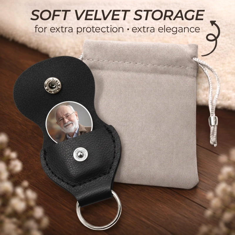 Personalised Photo Pocket Hug Token - Meaningful Memorial or Graduation Gift - Your Strength Still Guides Me